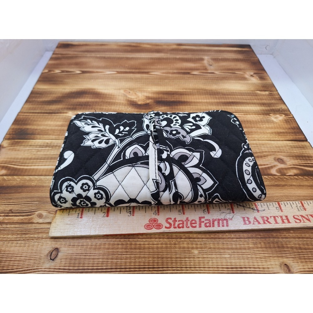 Vera Bradley All Wrapped Up Jewelry‎ Roll in Midnight Paisley - Picture 6 of 6